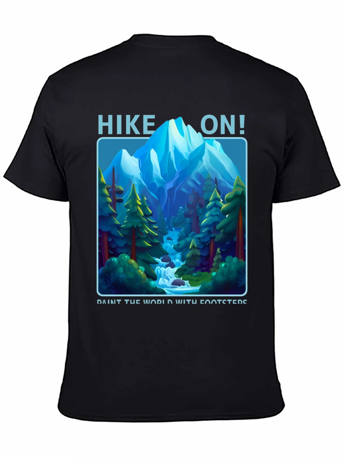 Hike On! Mountain Graphic T-Shirt product image 2