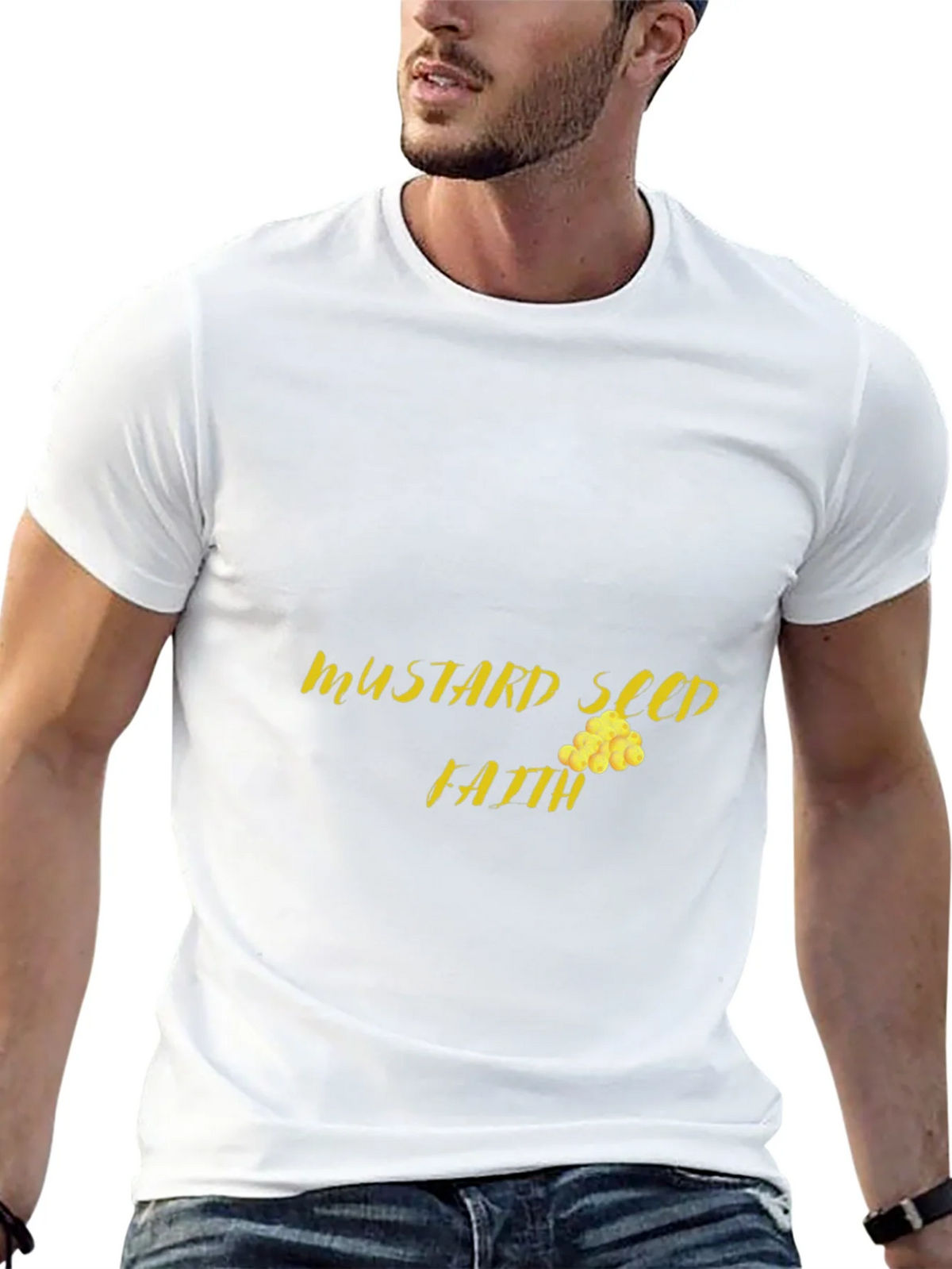 Mustard Seed Faith Graphic Tee - Black product image 4