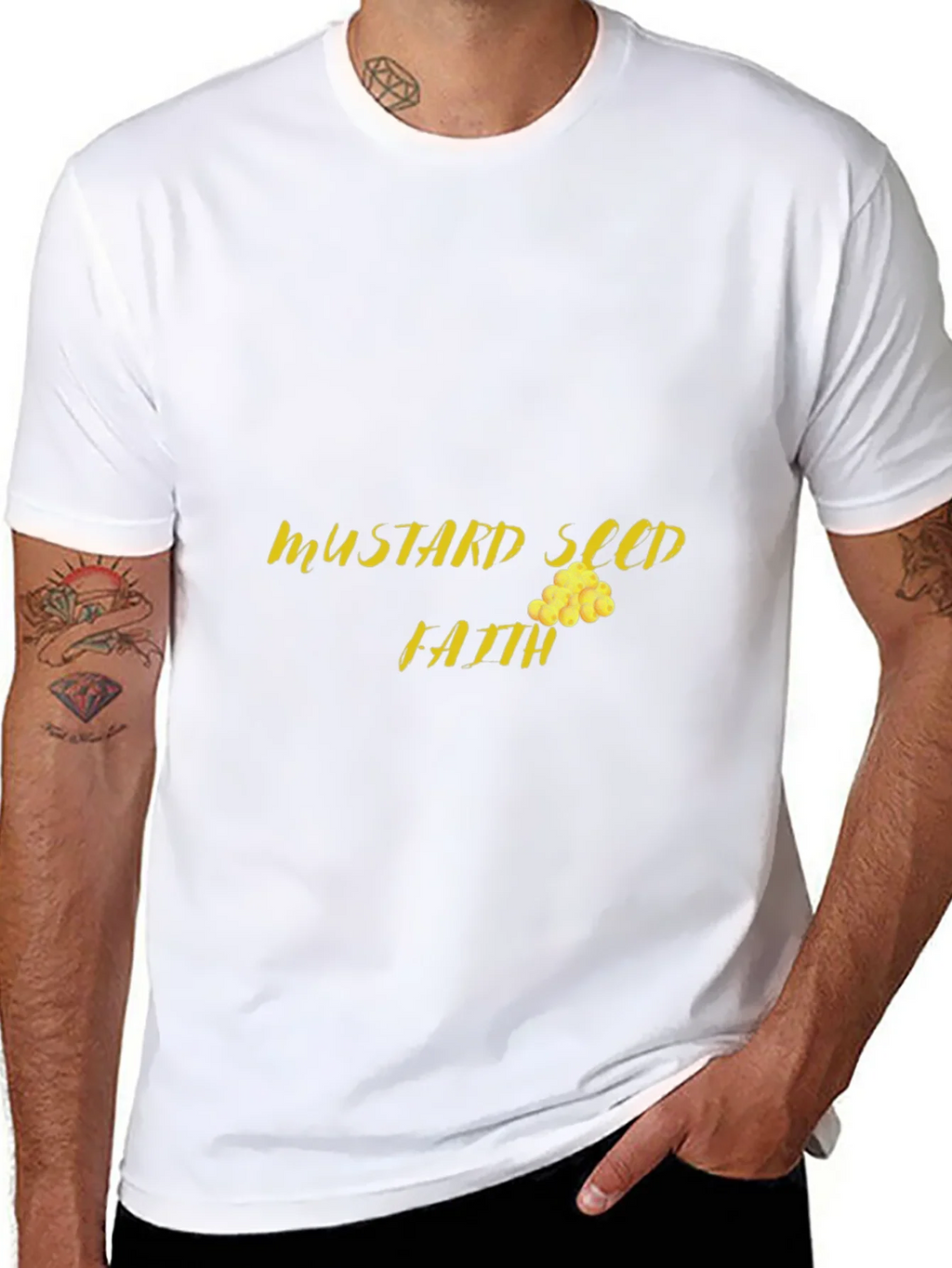 Mustard Seed Faith Graphic Tee - Black product image 10
