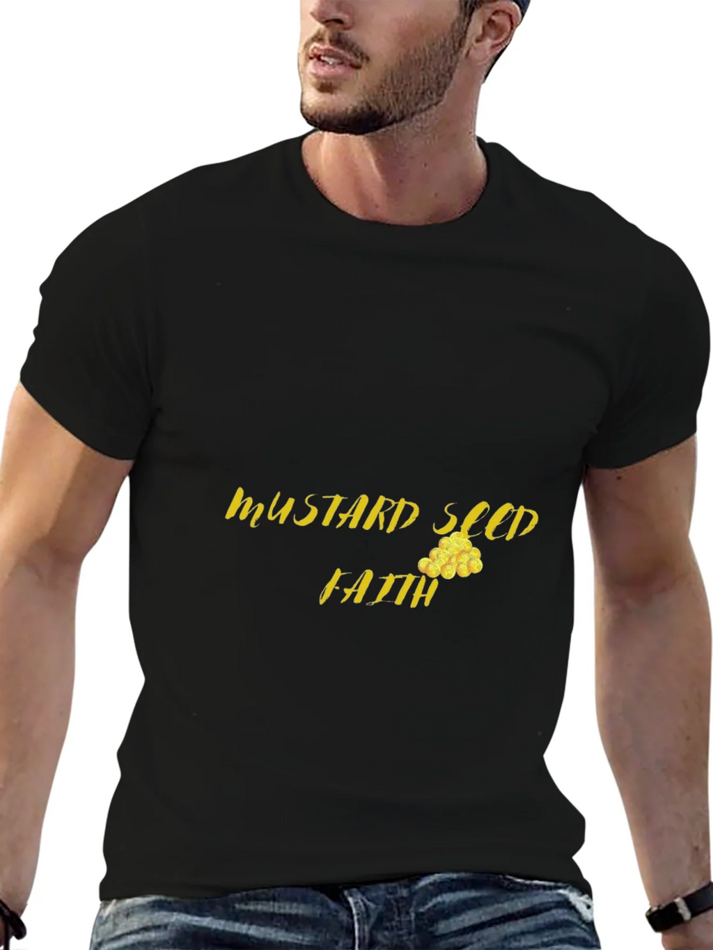Mustard Seed Faith Graphic Tee - Black product image 9