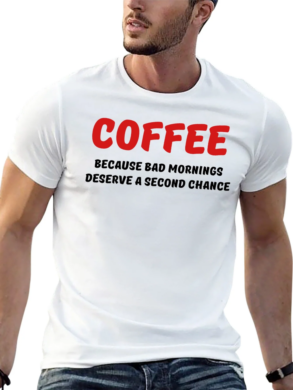 Coffee Second Chance Graphic T-Shirt product image 4