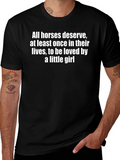 Horse Lovers Tee: Loved by a Little Girl product image 1