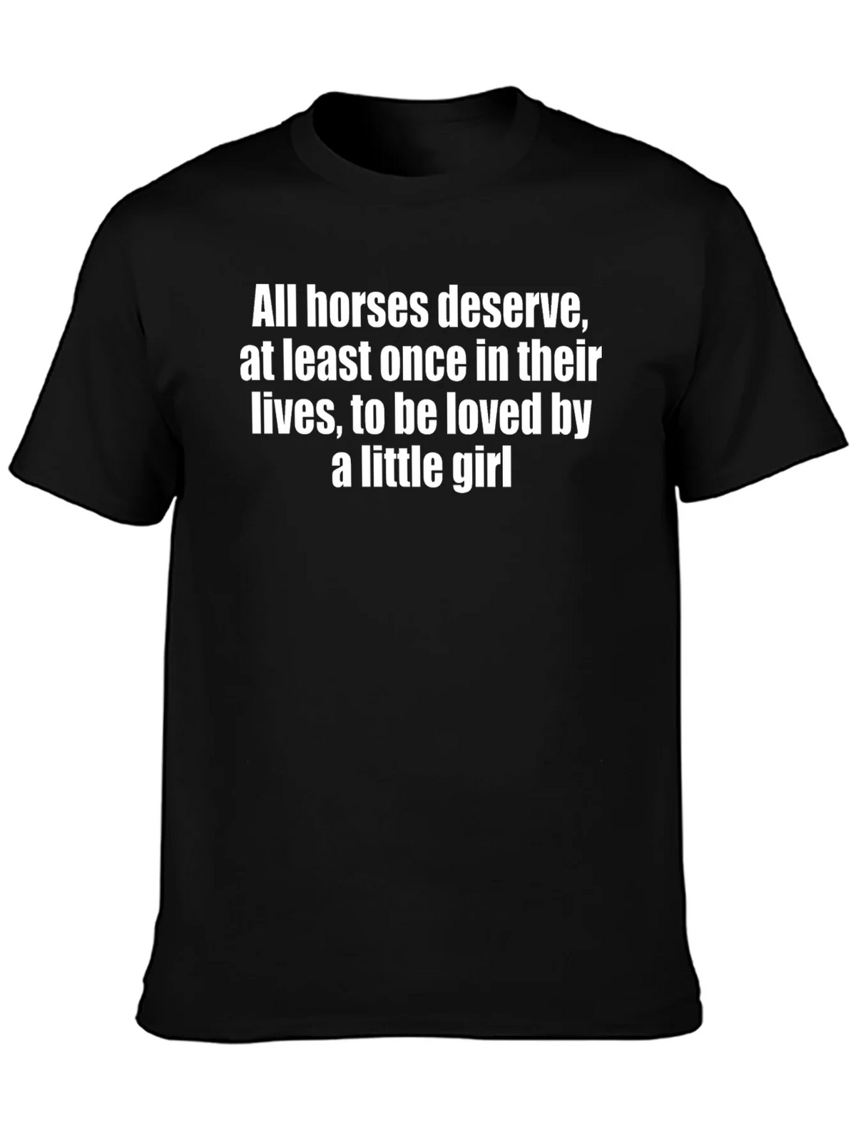 Horse Lovers Tee: Loved by a Little Girl product image 5