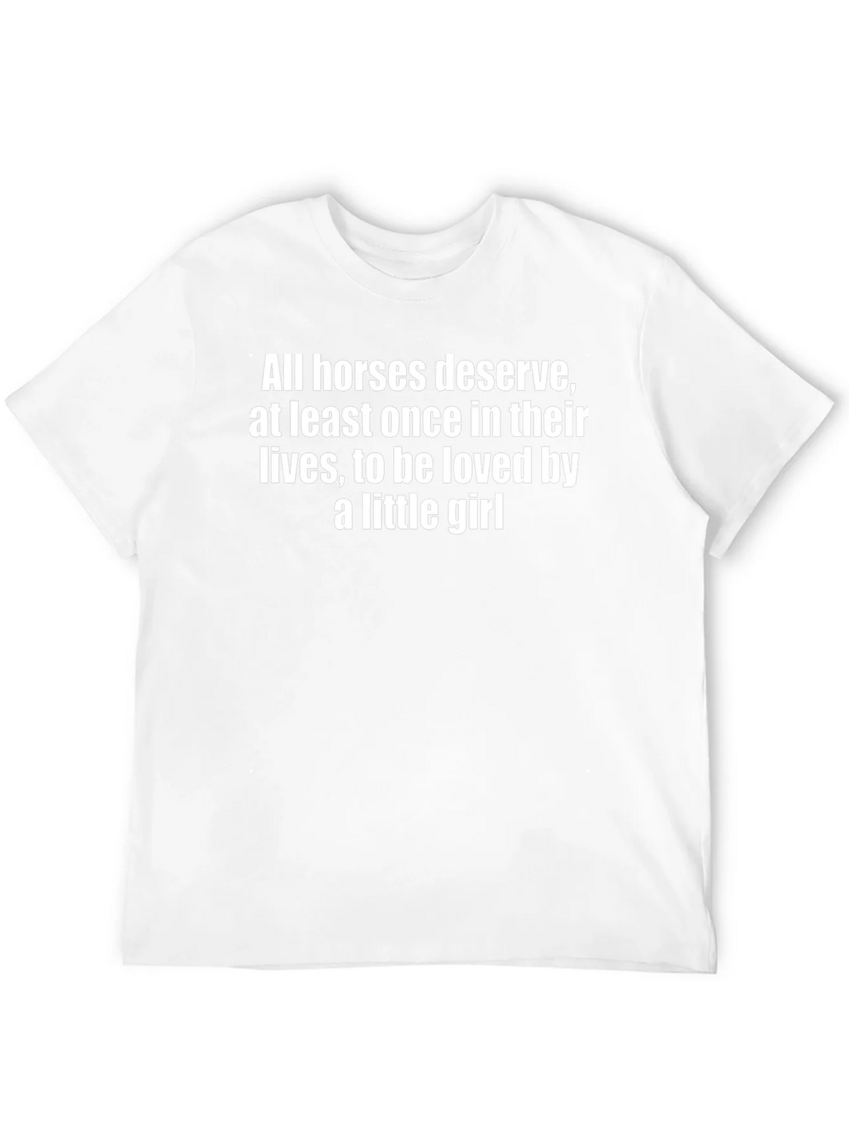 Horse Lovers Tee: Loved by a Little Girl product image 3