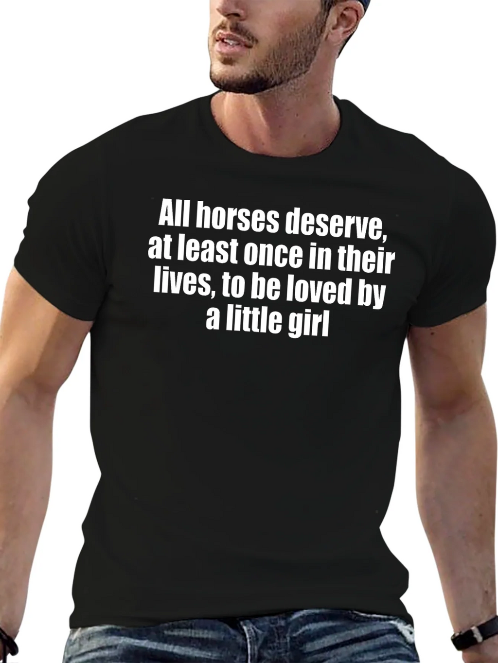 Horse Lovers Tee: Loved by a Little Girl product image 7