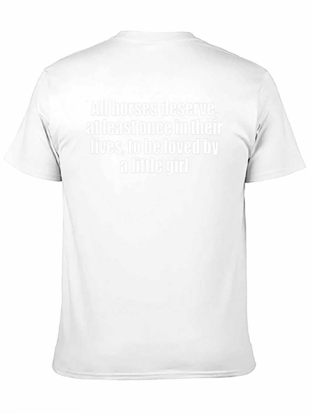 Horse Lovers Tee: Loved by a Little Girl product image 2