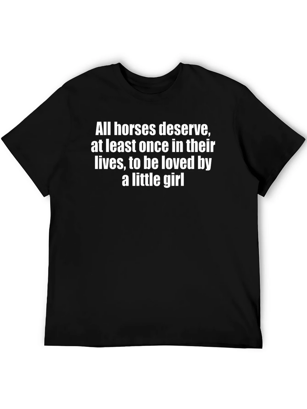 Horse Lovers Tee: Loved by a Little Girl product image 6