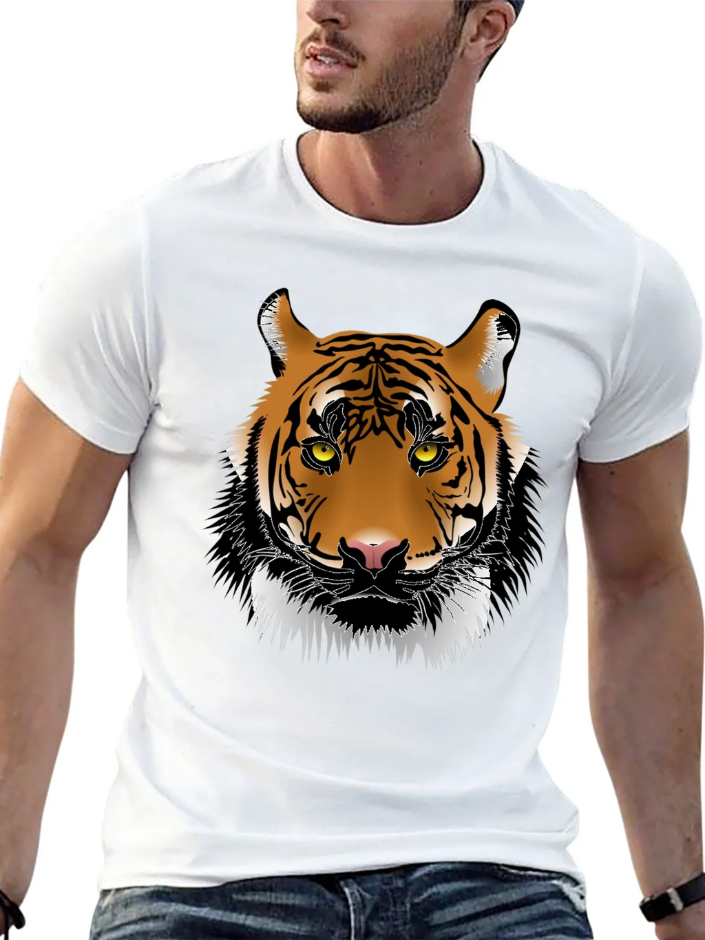 Tiger Graphic Tee - Bold Animal Print T-Shirt product image 4