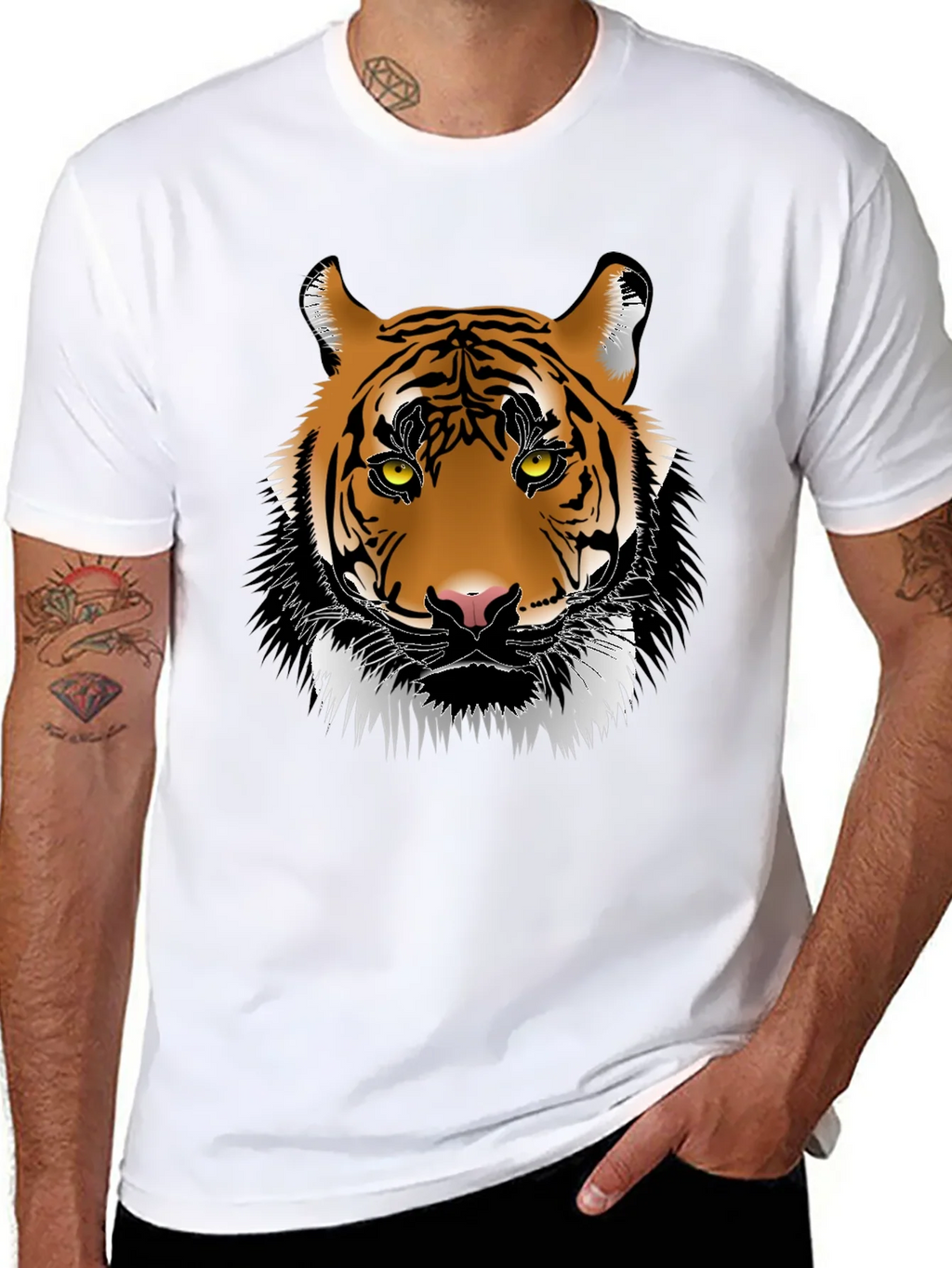 Tiger Graphic Tee - Bold Animal Print T-Shirt product image 10