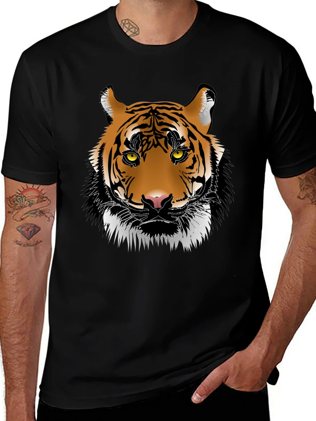 Tiger Graphic Tee - Bold Animal Print T-Shirt product image 1