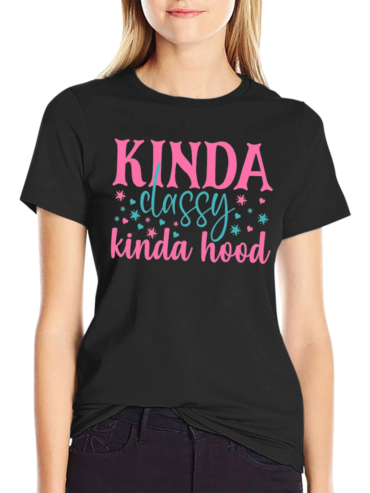 Kinda Classy Hood Graphic Tee product image 5