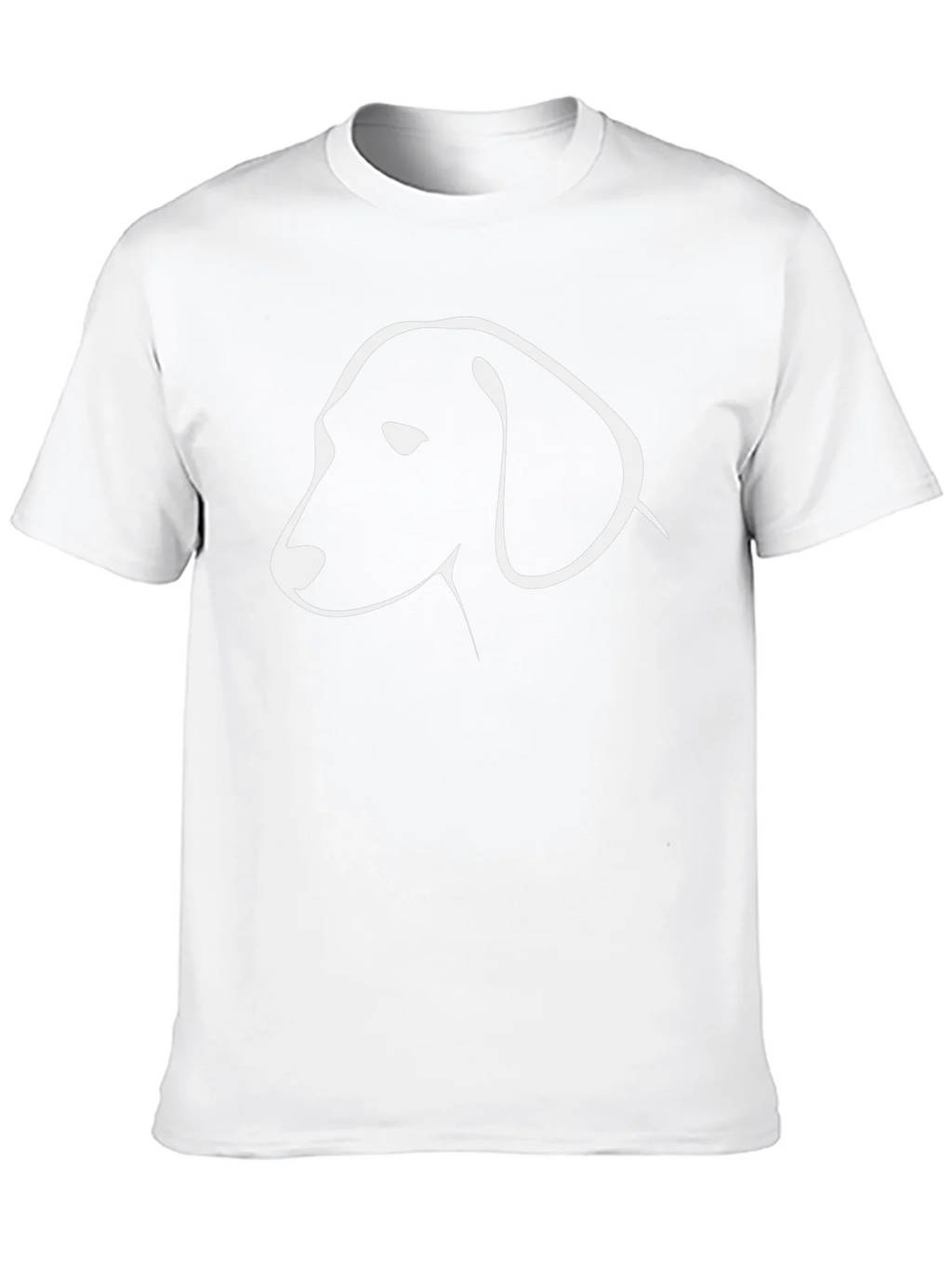 Minimalist Dog Graphic Tee - Black Cotton T-Shirt product image 12