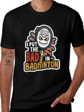 Badminton Graphic Tee - I Put the Bad in product image 1