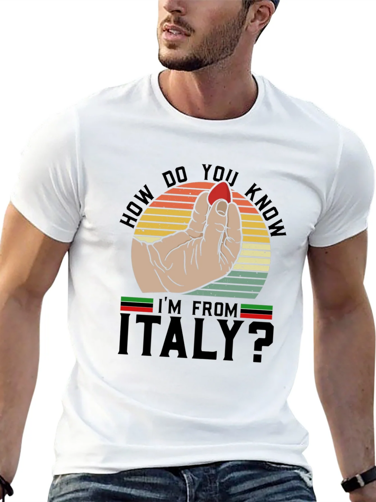 How Do You Know Im From Italy? T-Shirt product image 4