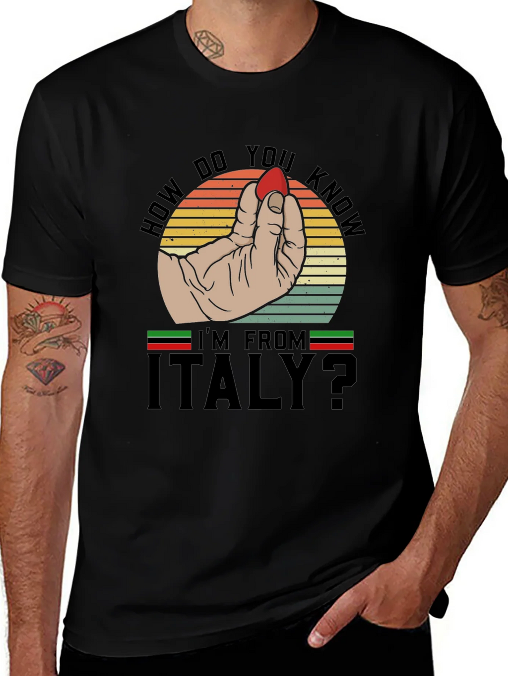 How Do You Know Im From Italy? T-Shirt product image 1