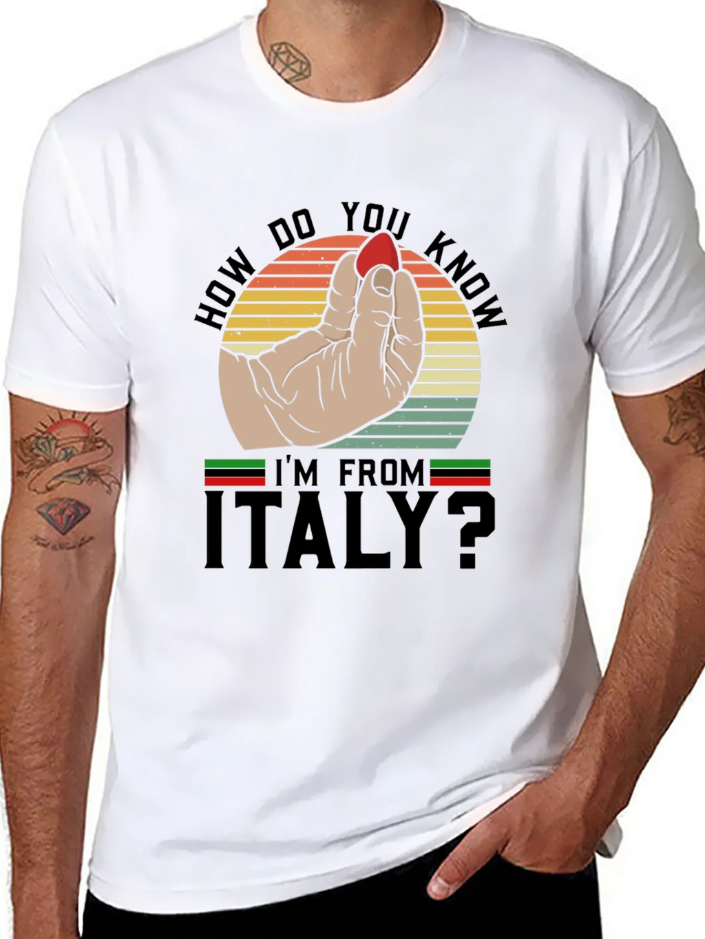 How Do You Know Im From Italy? T-Shirt product image 10