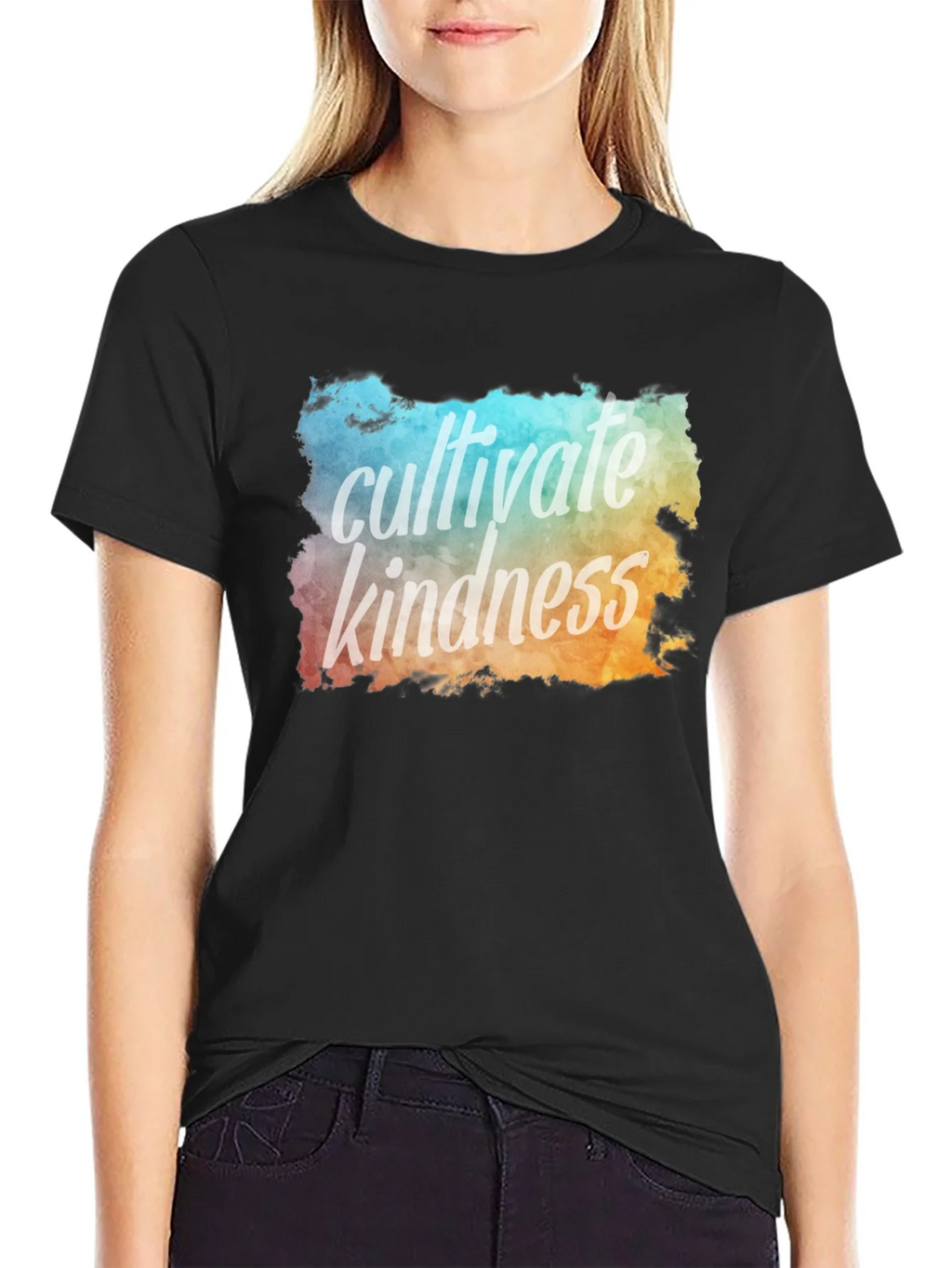 Cultivate Kindness Graphic T-Shirt - Black product image 5