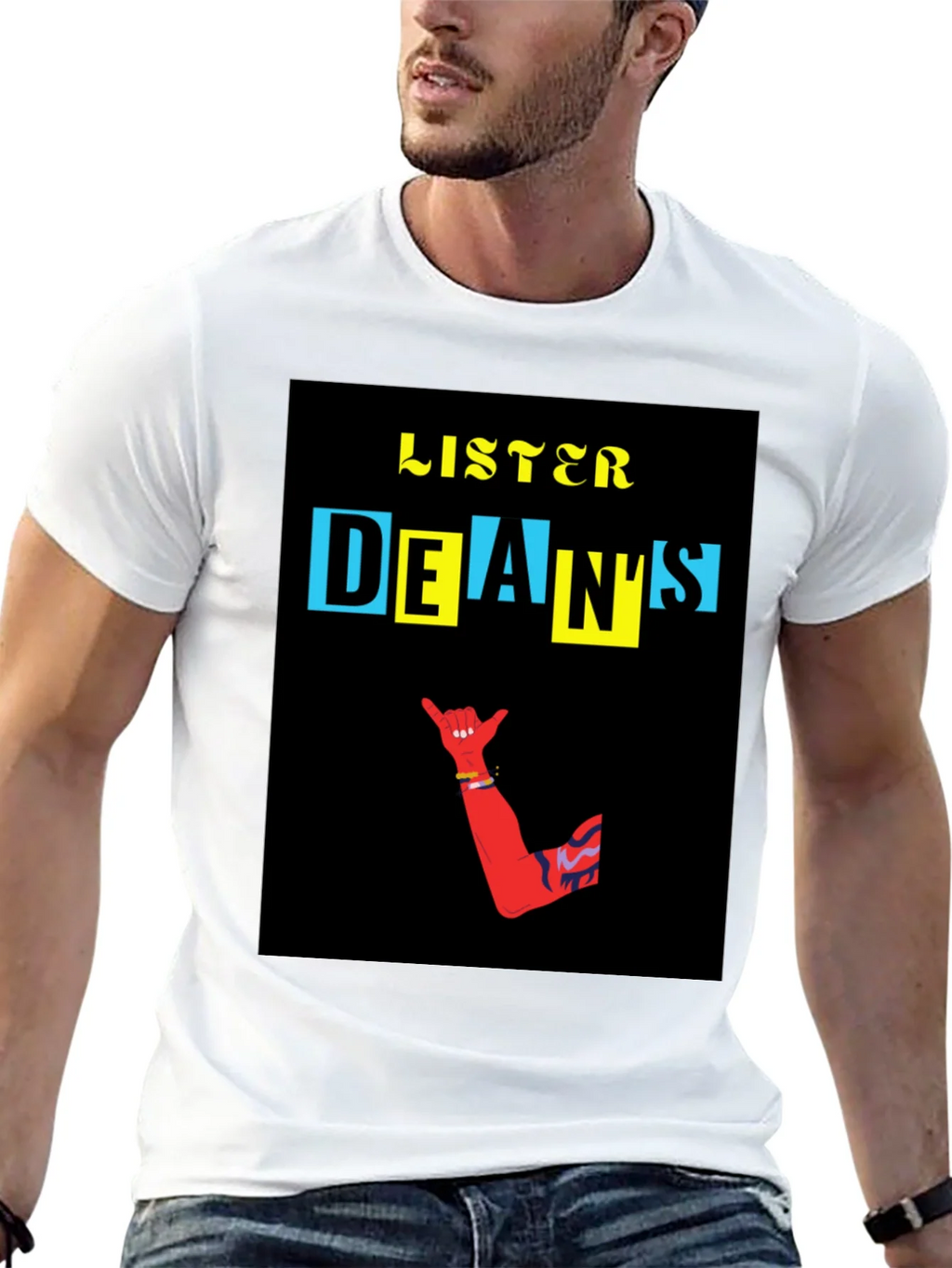 Cool Graphic T-Shirt - Listener Deans Design product image 4