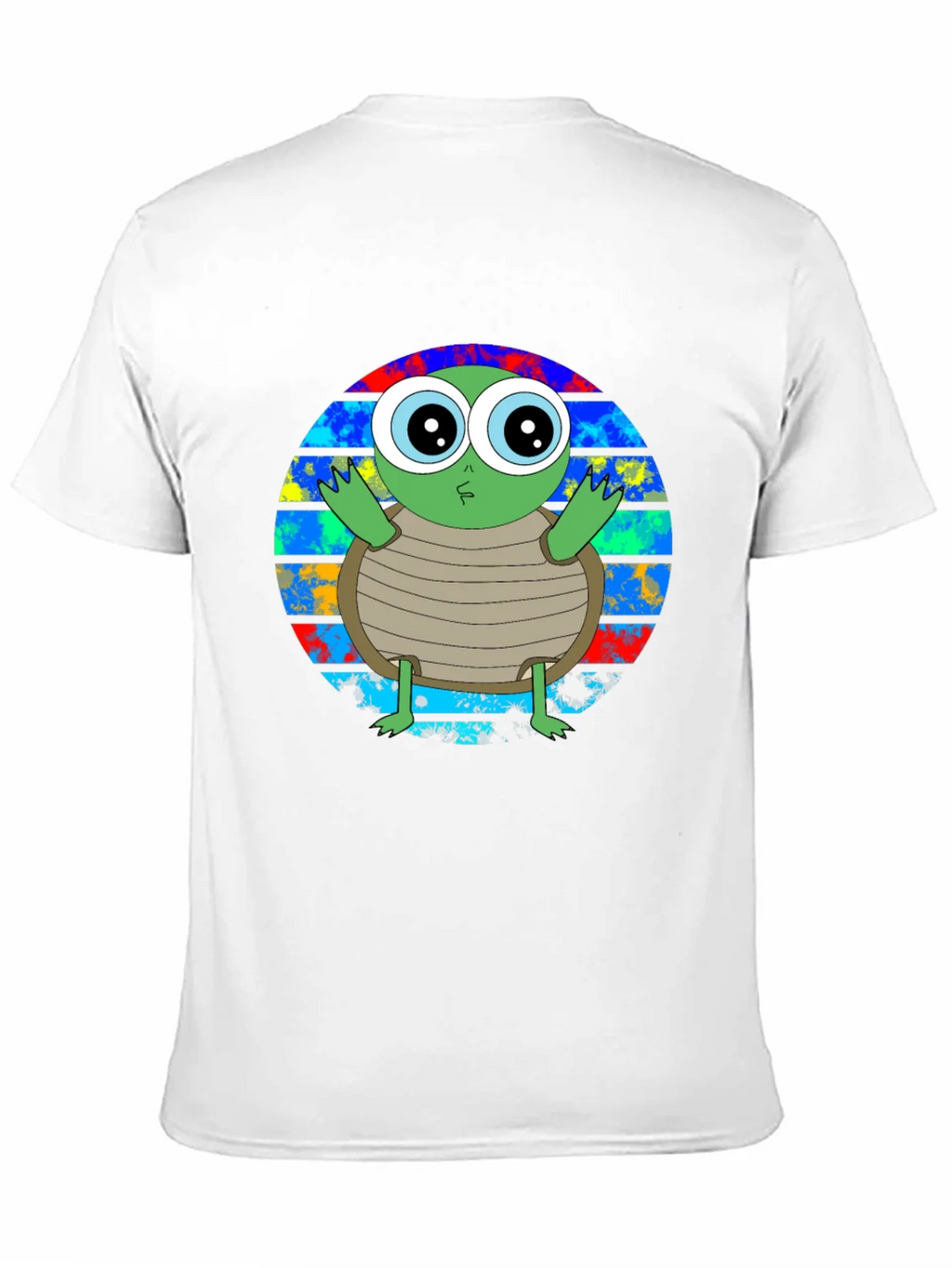 Cute Turtle Graphic T-Shirt - Unisex Black Tee product image 2