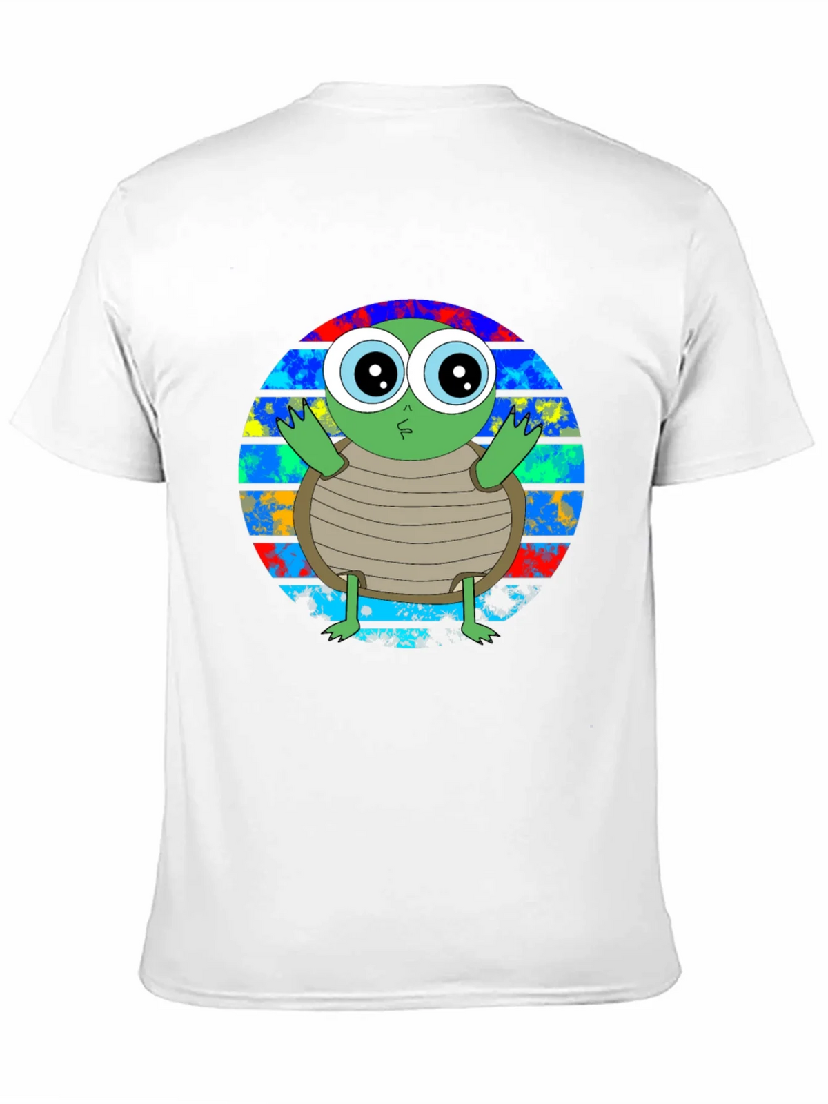 Cute Turtle Graphic T-Shirt - Unisex Black Tee product image 2