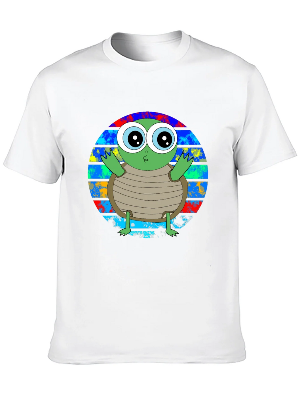 Cute Turtle Graphic T-Shirt - Unisex Black Tee product image 12