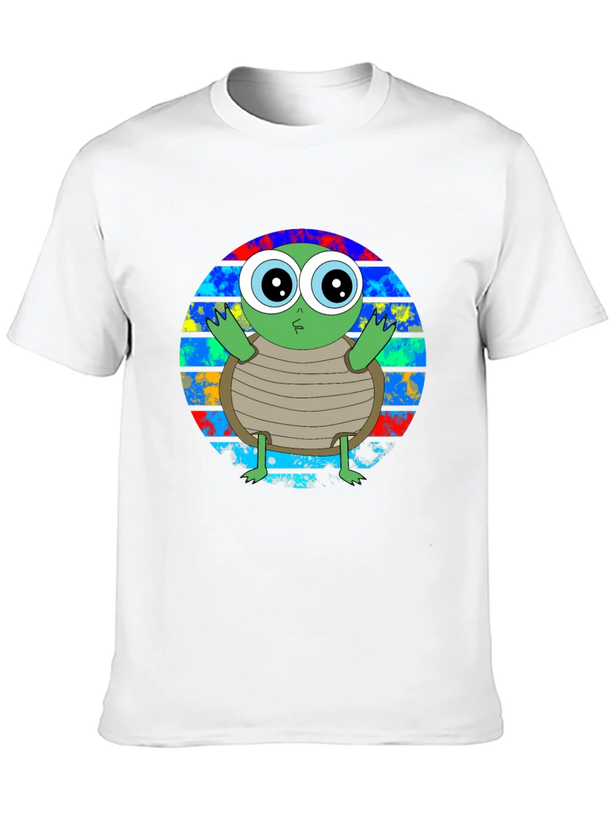 Cute Turtle Graphic T-Shirt - Unisex Black Tee product image 12