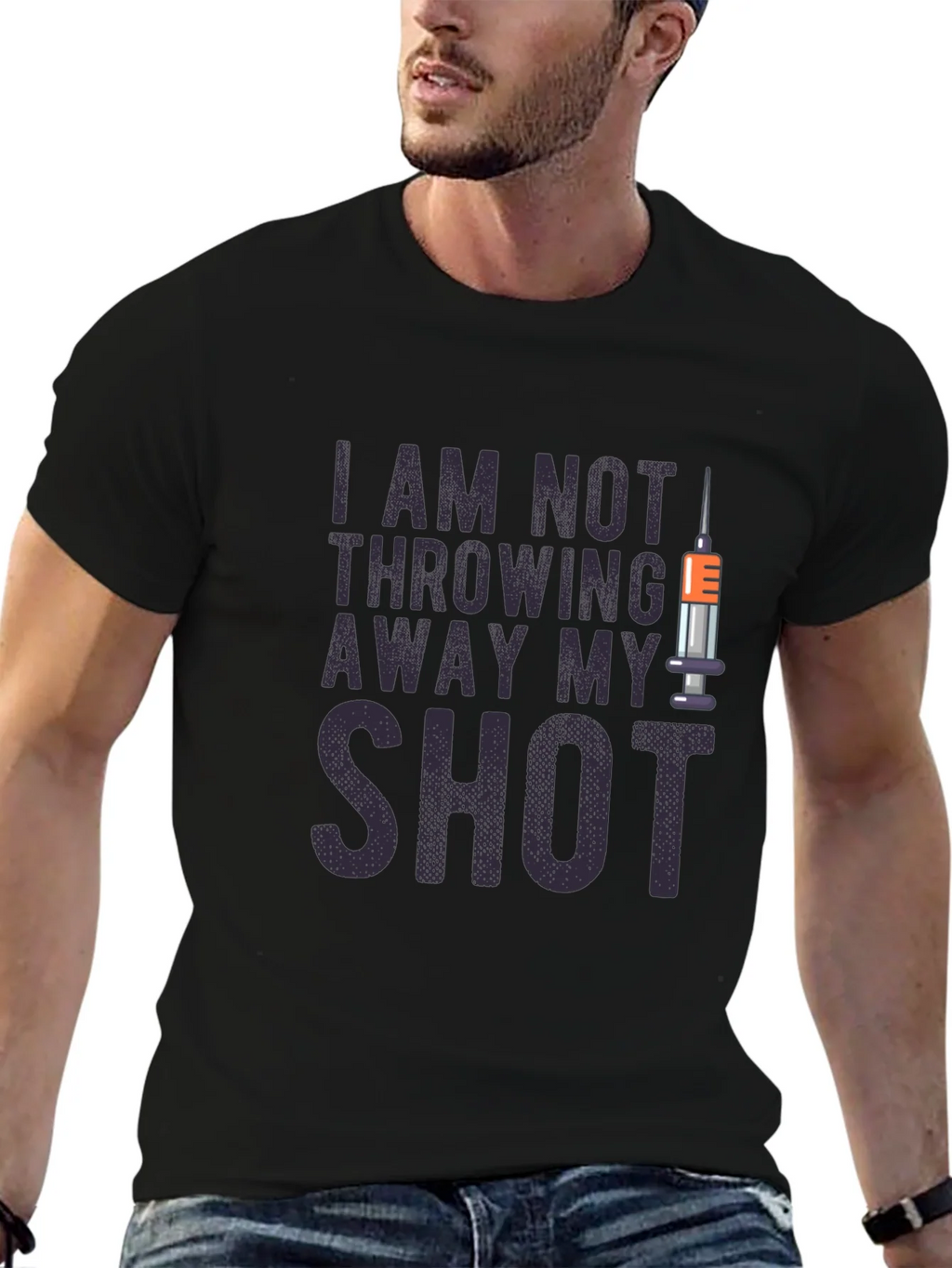 Im Not Throwing Away My Shot Black T-Shirt product image 9