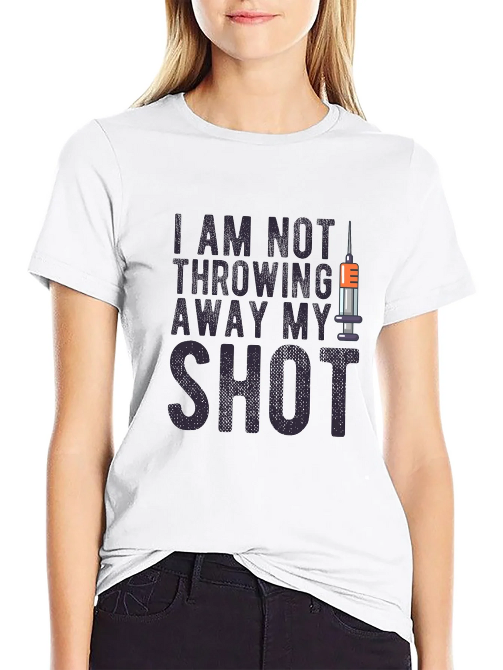 Im Not Throwing Away My Shot Black T-Shirt product image 11