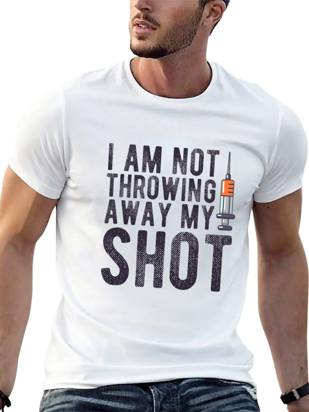 Im Not Throwing Away My Shot Black T-Shirt product image 4