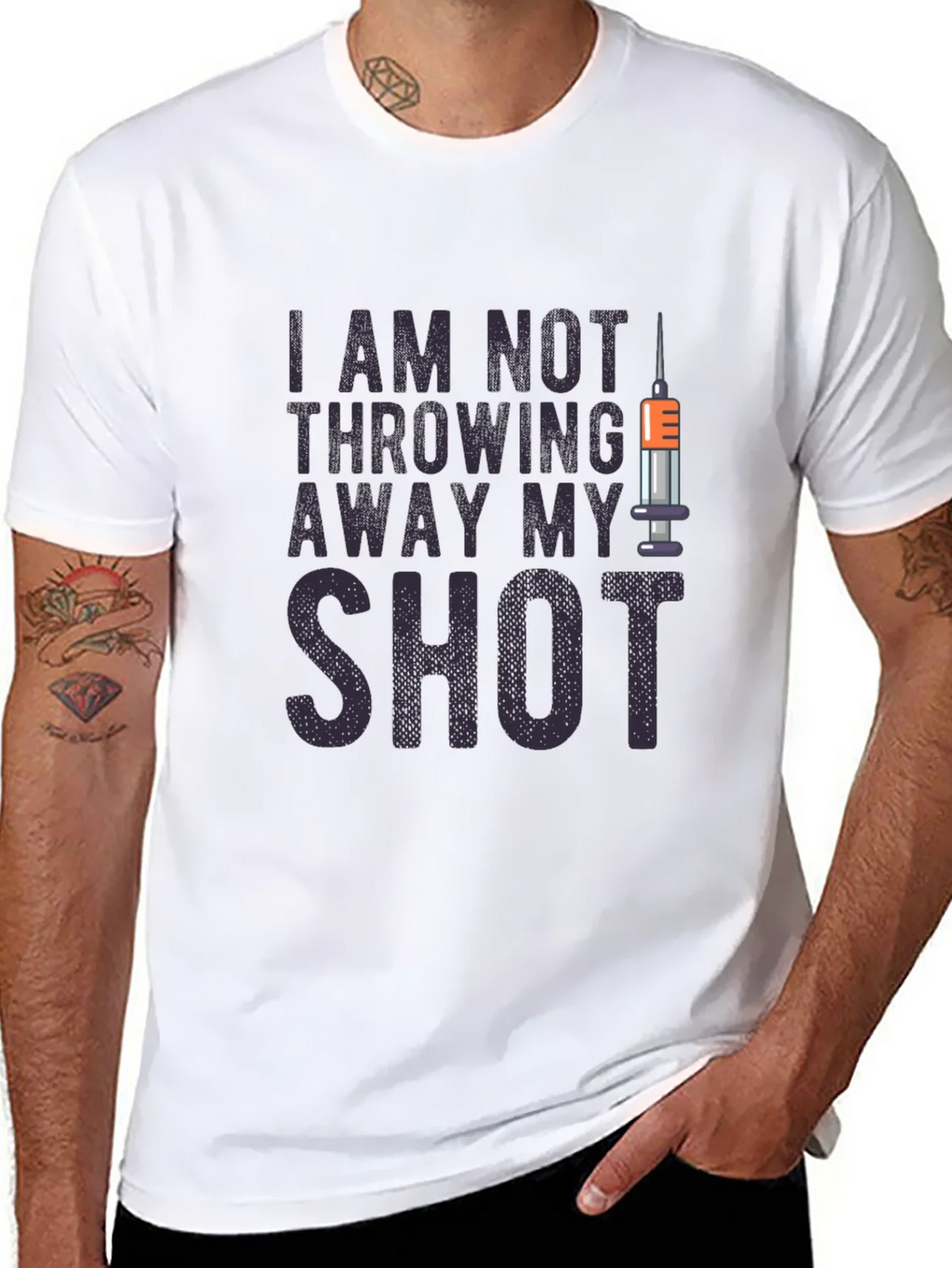 Im Not Throwing Away My Shot Black T-Shirt product image 10