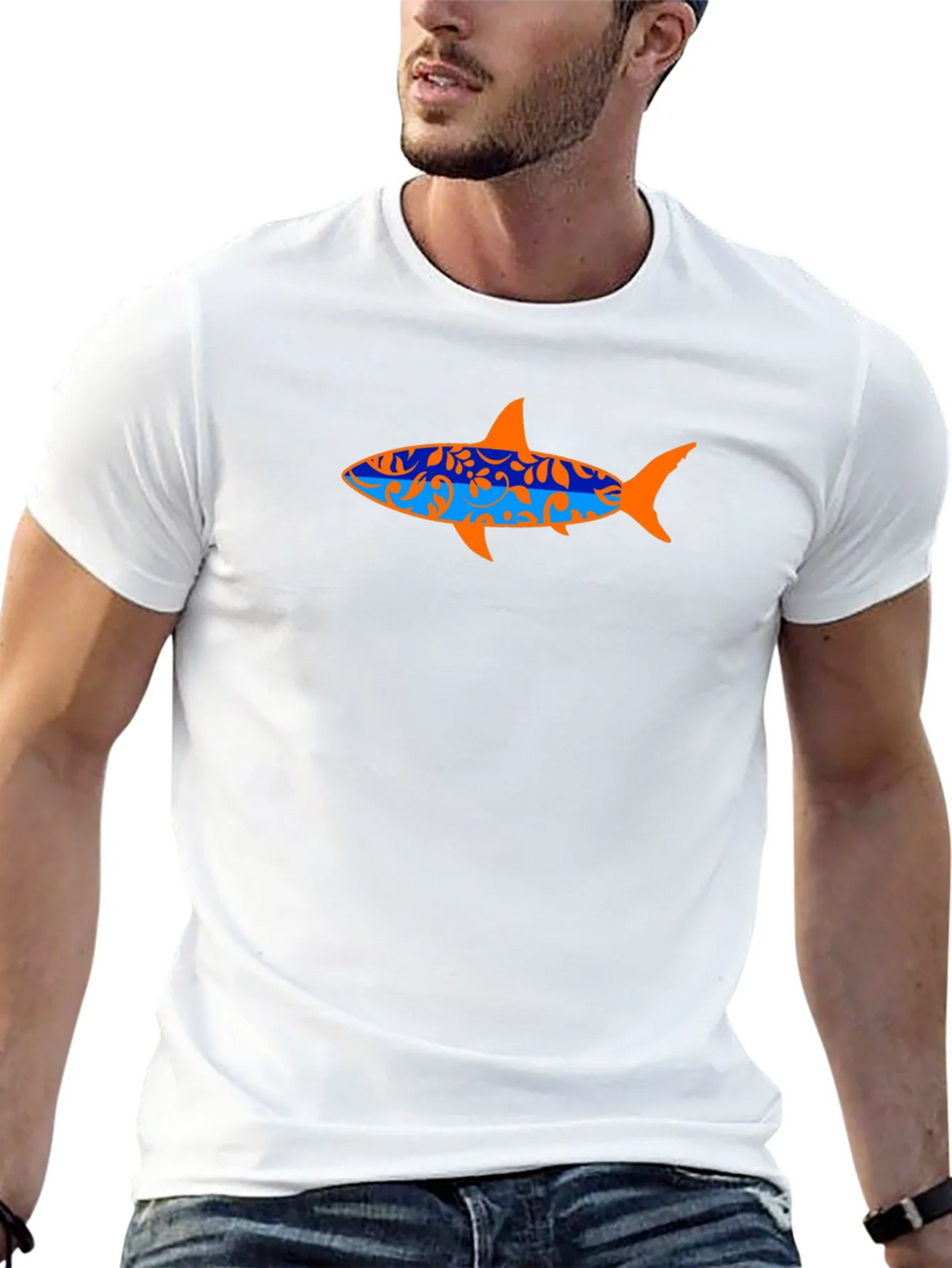 Shark Graphic Tee - Stylish Printed T-Shirt product image 4