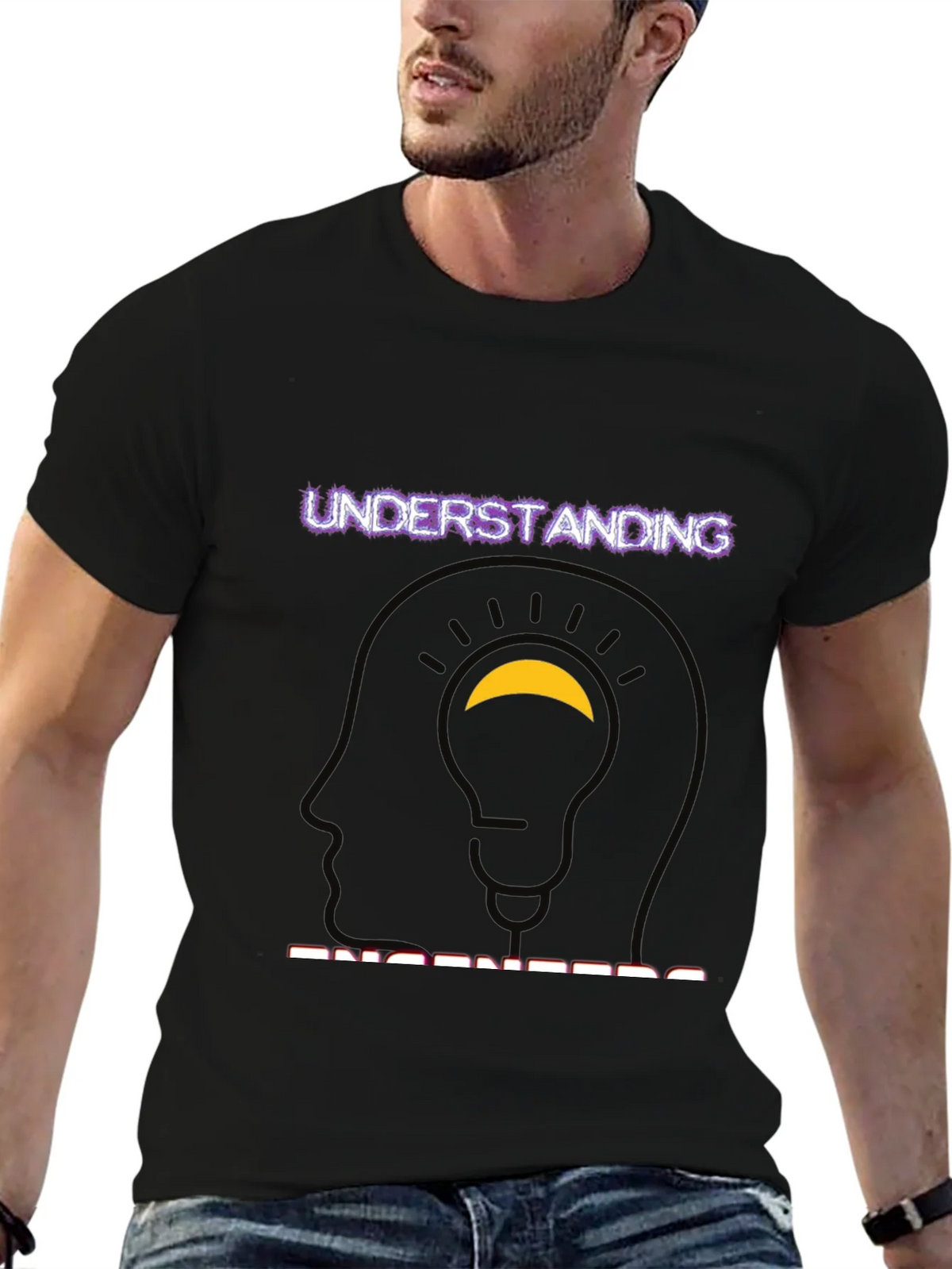 Understanding Engineers Black Graphic Tee product image 4