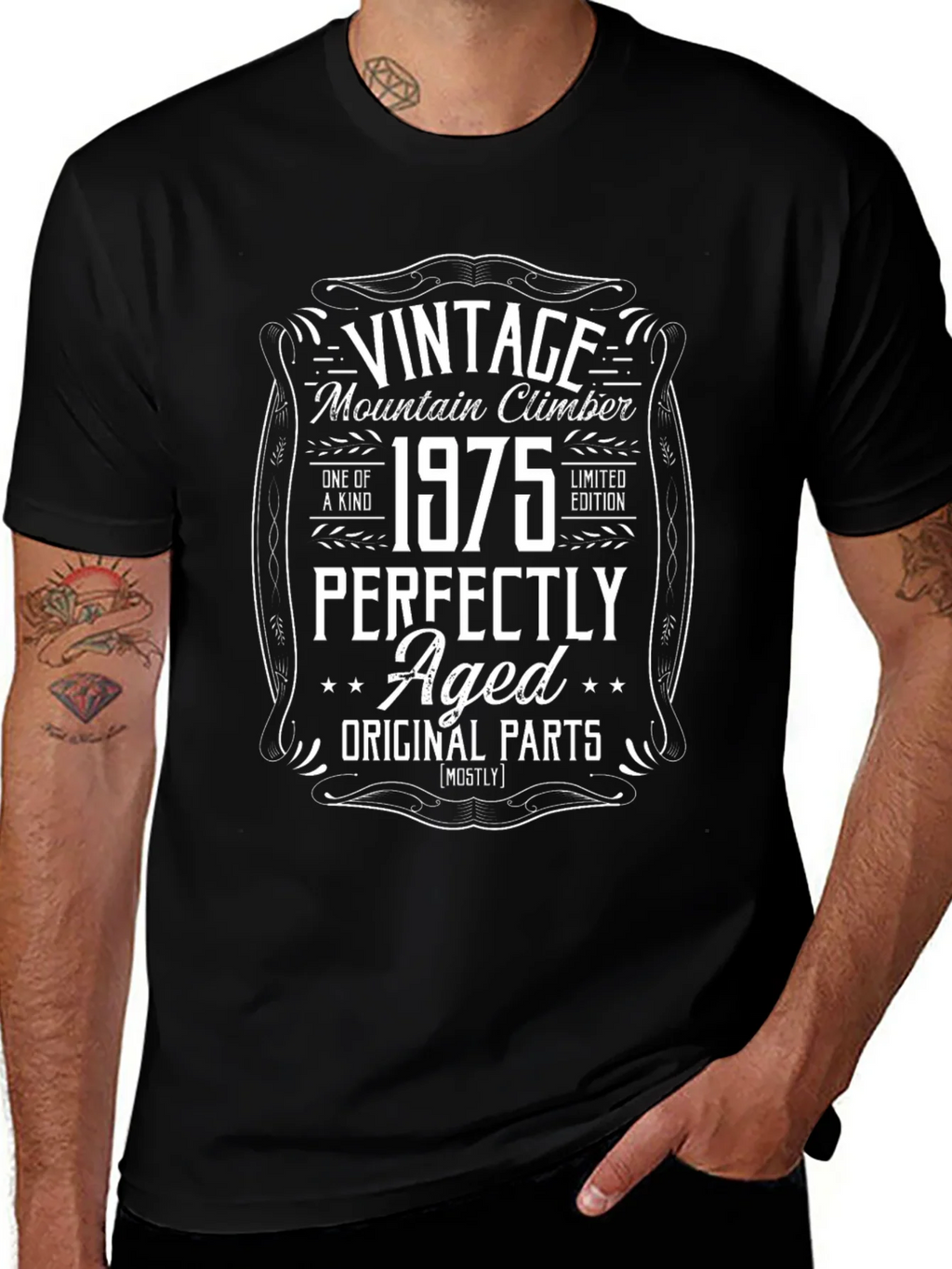 Vintage 1975 Mountain Climber Perfectly Aged T-Shirt product image 1