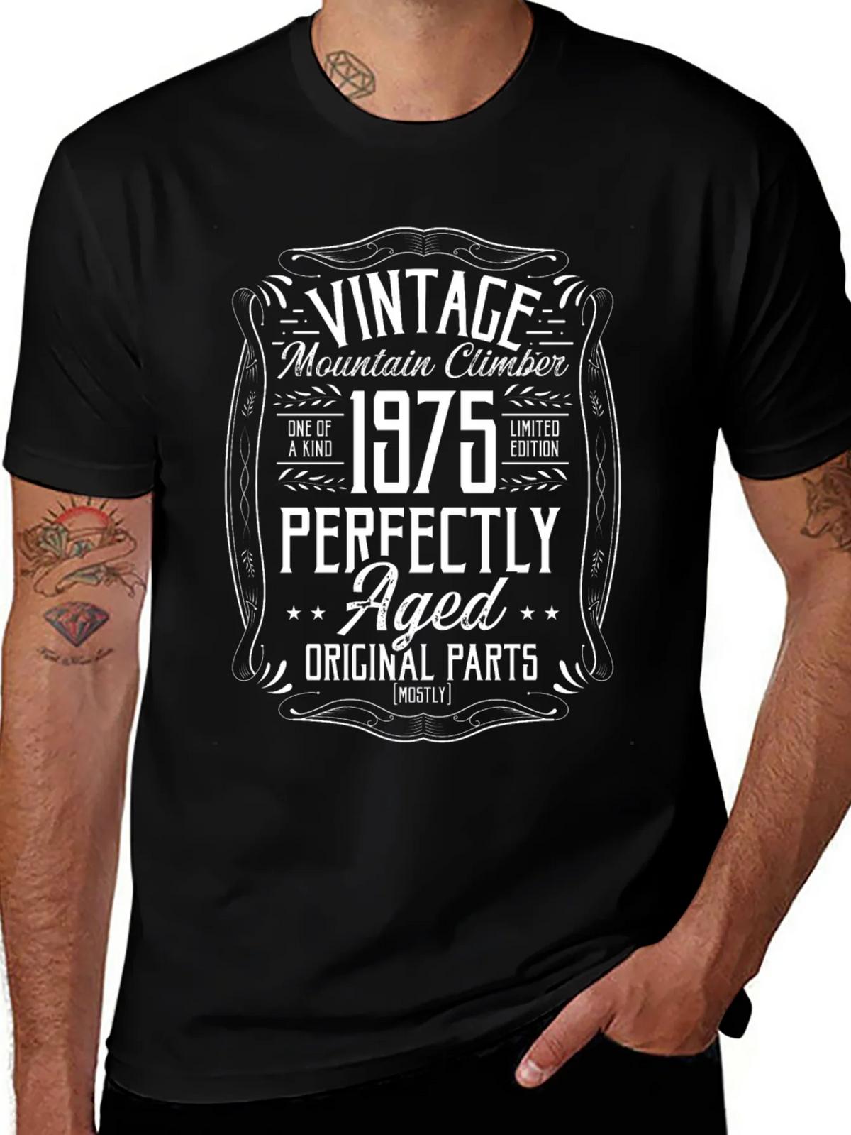 Vintage 1975 Mountain Climber Perfectly Aged T-Shirt product image 1