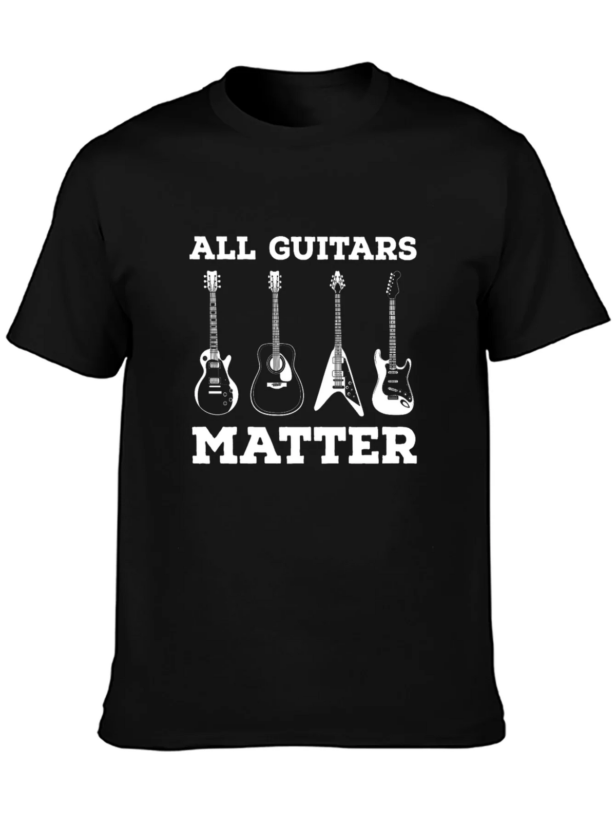 All Guitars Matter Graphic Tee - Music Lover T-Shirt product image 1