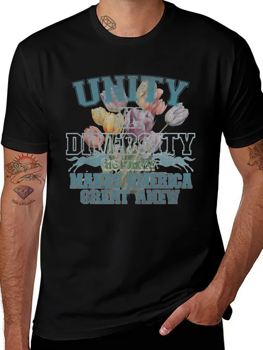 Unity in Diversity Graphic T-Shirt product image 1