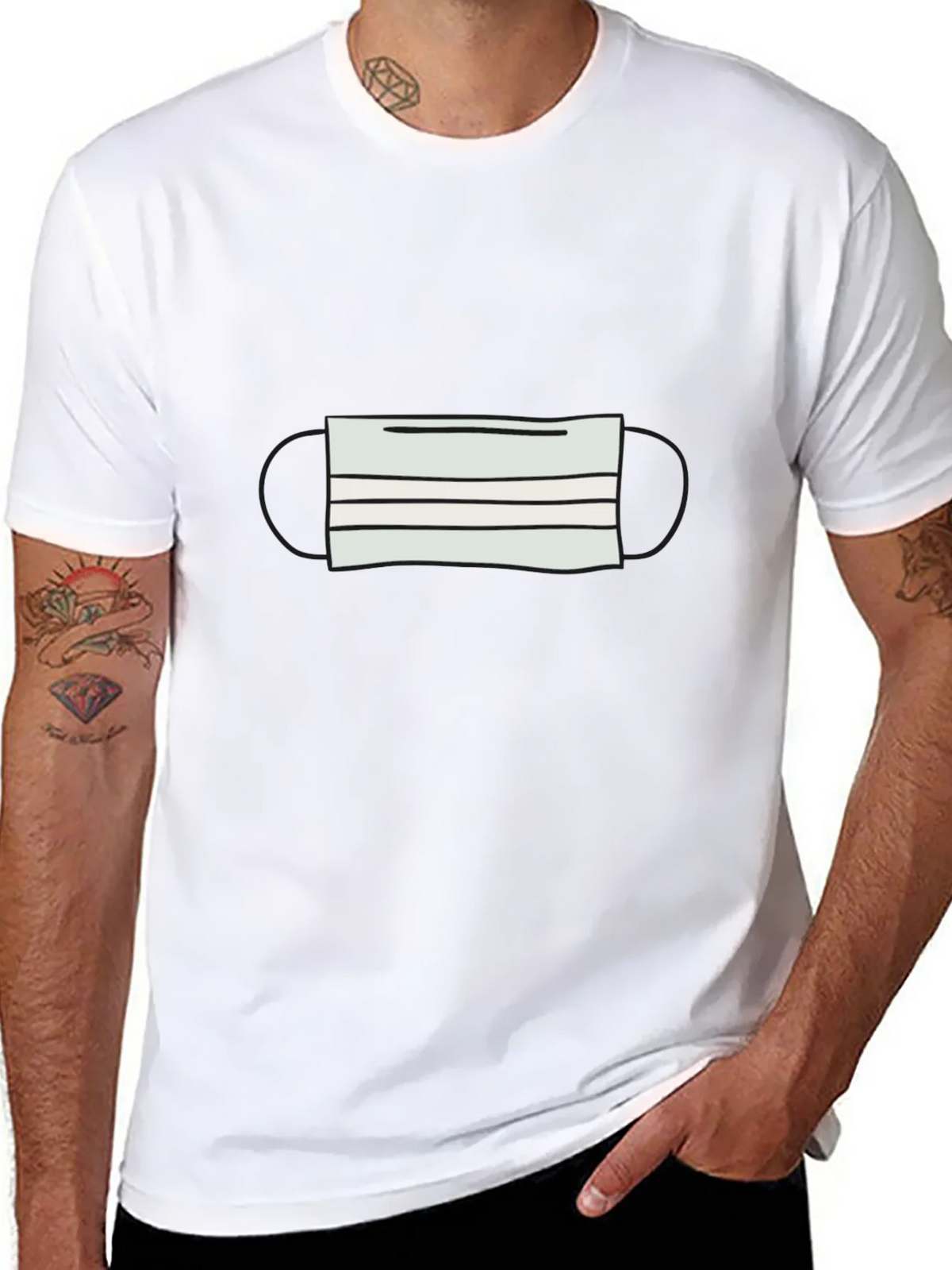 Mask Graphic Tee - Stay Safe in Style! product image 8