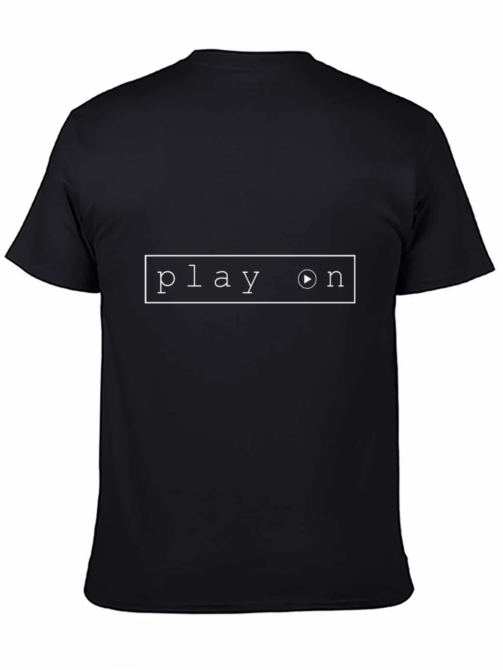 Play On Graphic Tee - Modern Black T-Shirt product image 7