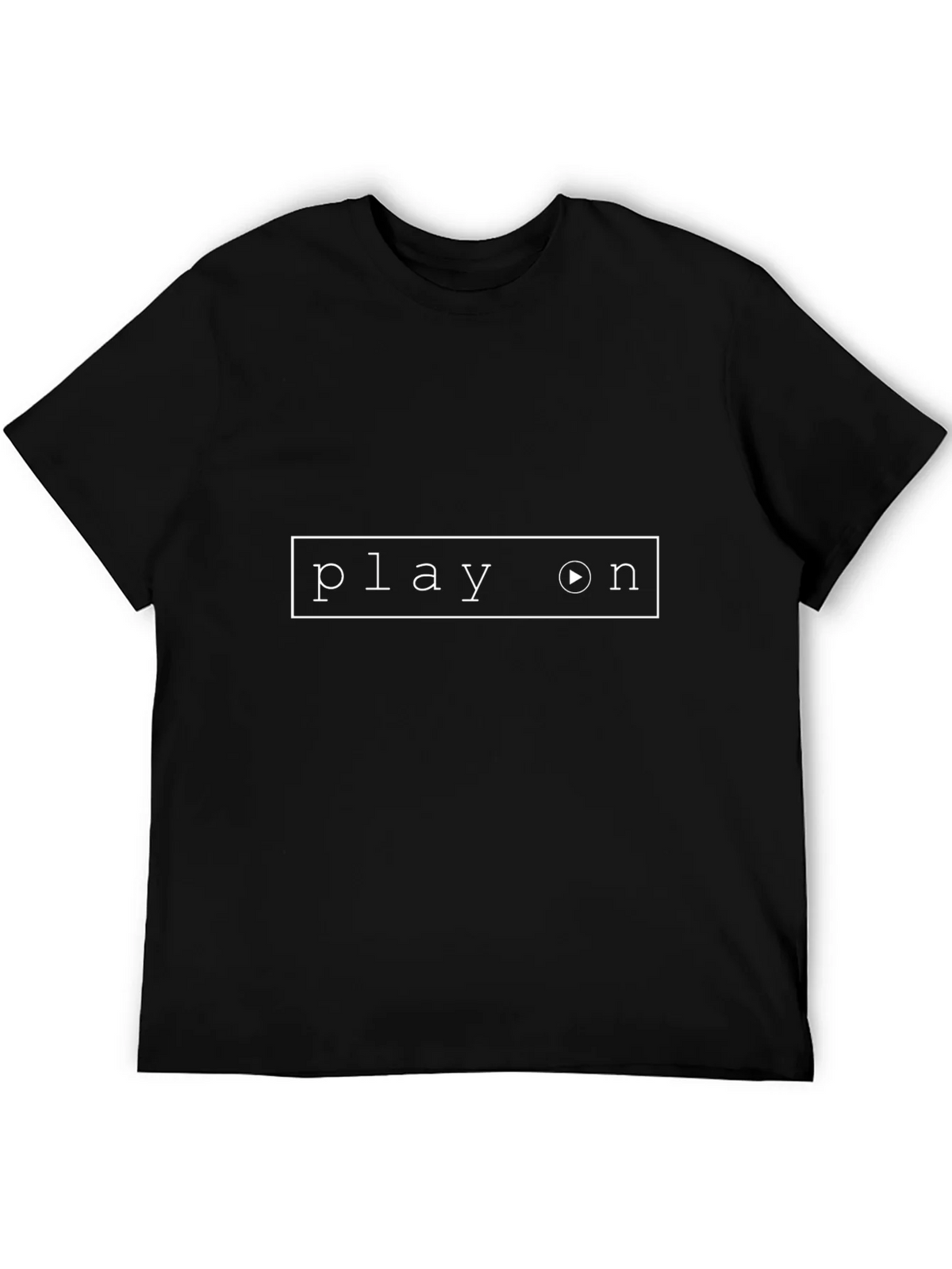 Play On Graphic Tee - Modern Black T-Shirt product image 8