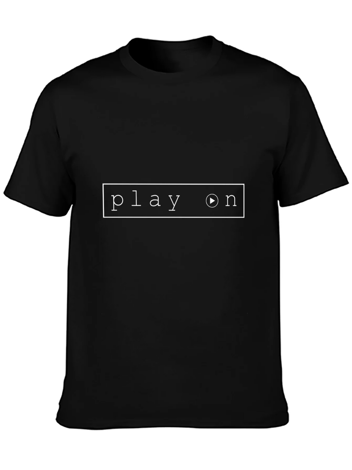 Play On Graphic Tee - Modern Black T-Shirt product image 6