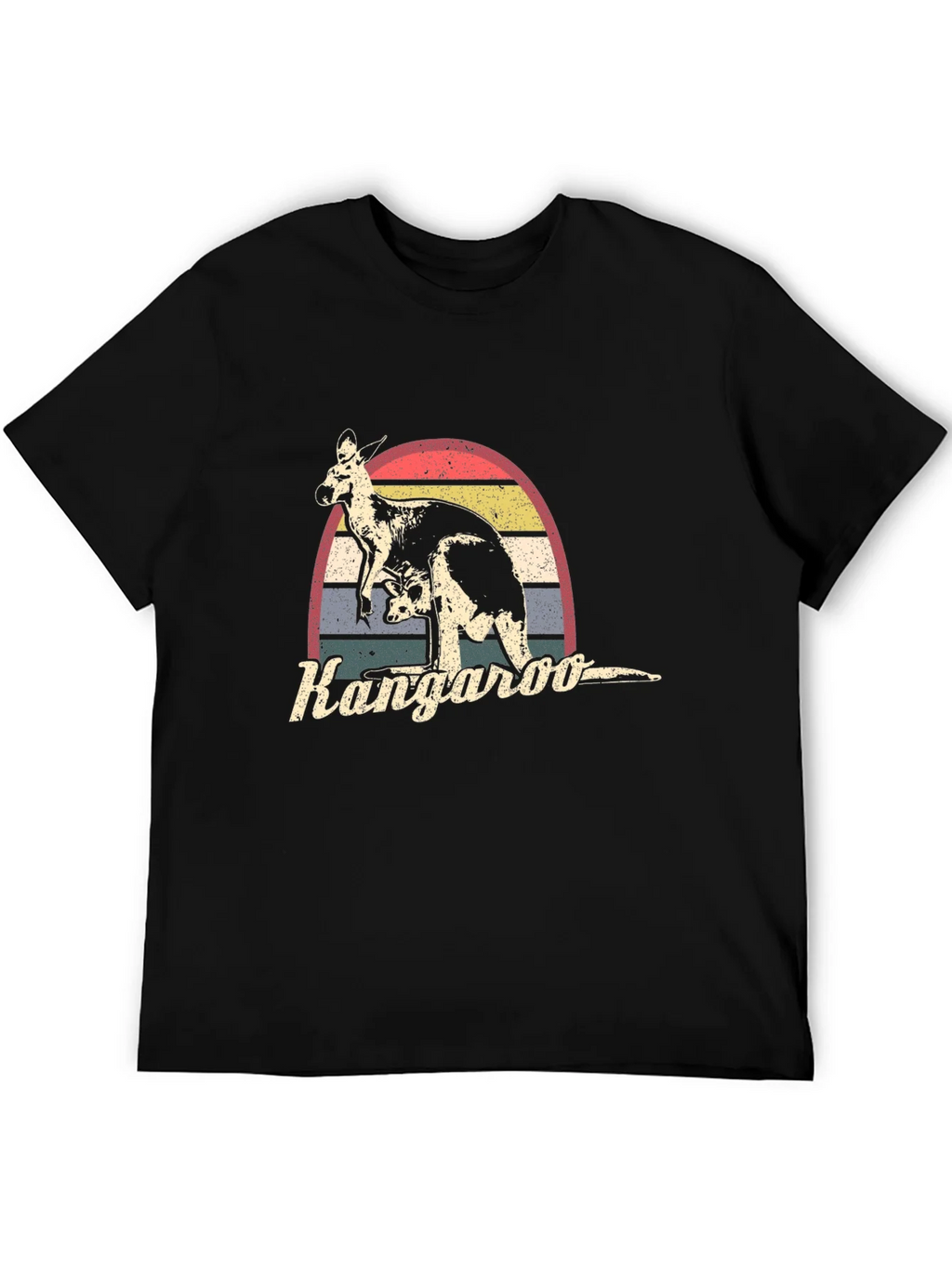 Retro Kangaroo Graphic T-Shirt product image 8