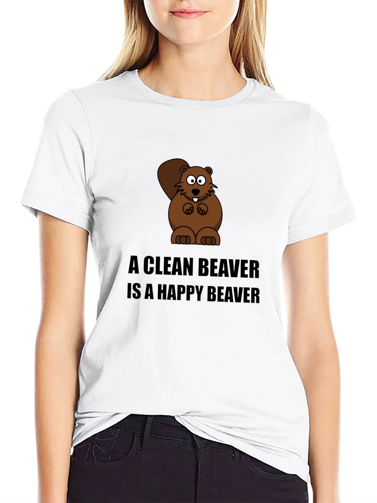 A Clean Beaver T-Shirt - Funny Cartoon Tee product image 11