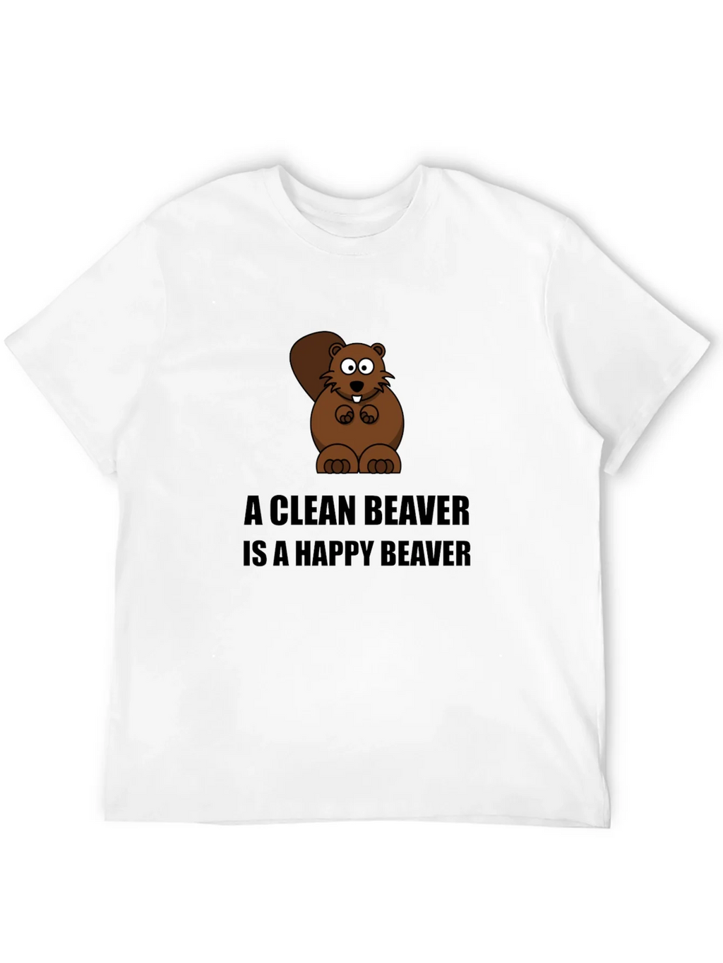 A Clean Beaver T-Shirt - Funny Cartoon Tee product image 3