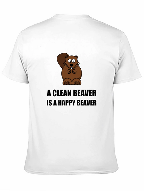 A Clean Beaver T-Shirt - Funny Cartoon Tee product image 2