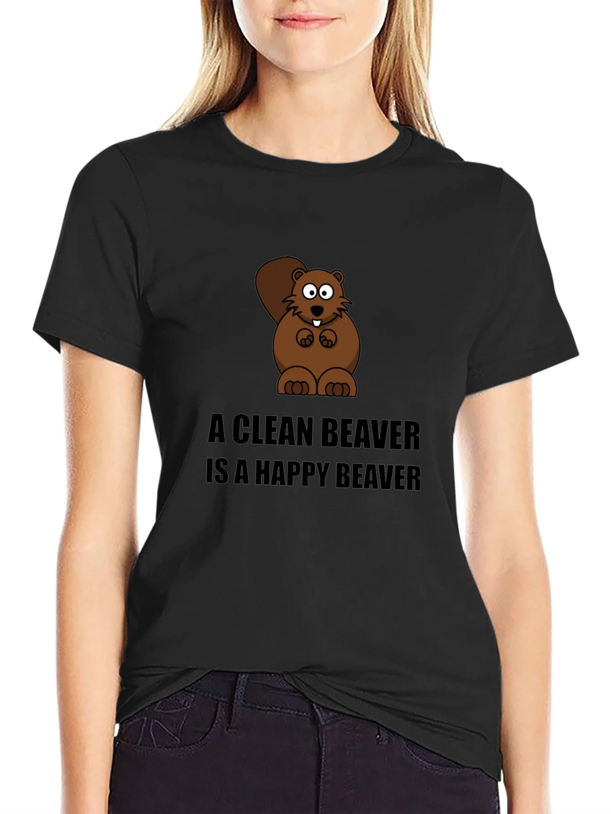A Clean Beaver T-Shirt - Funny Cartoon Tee product image 5