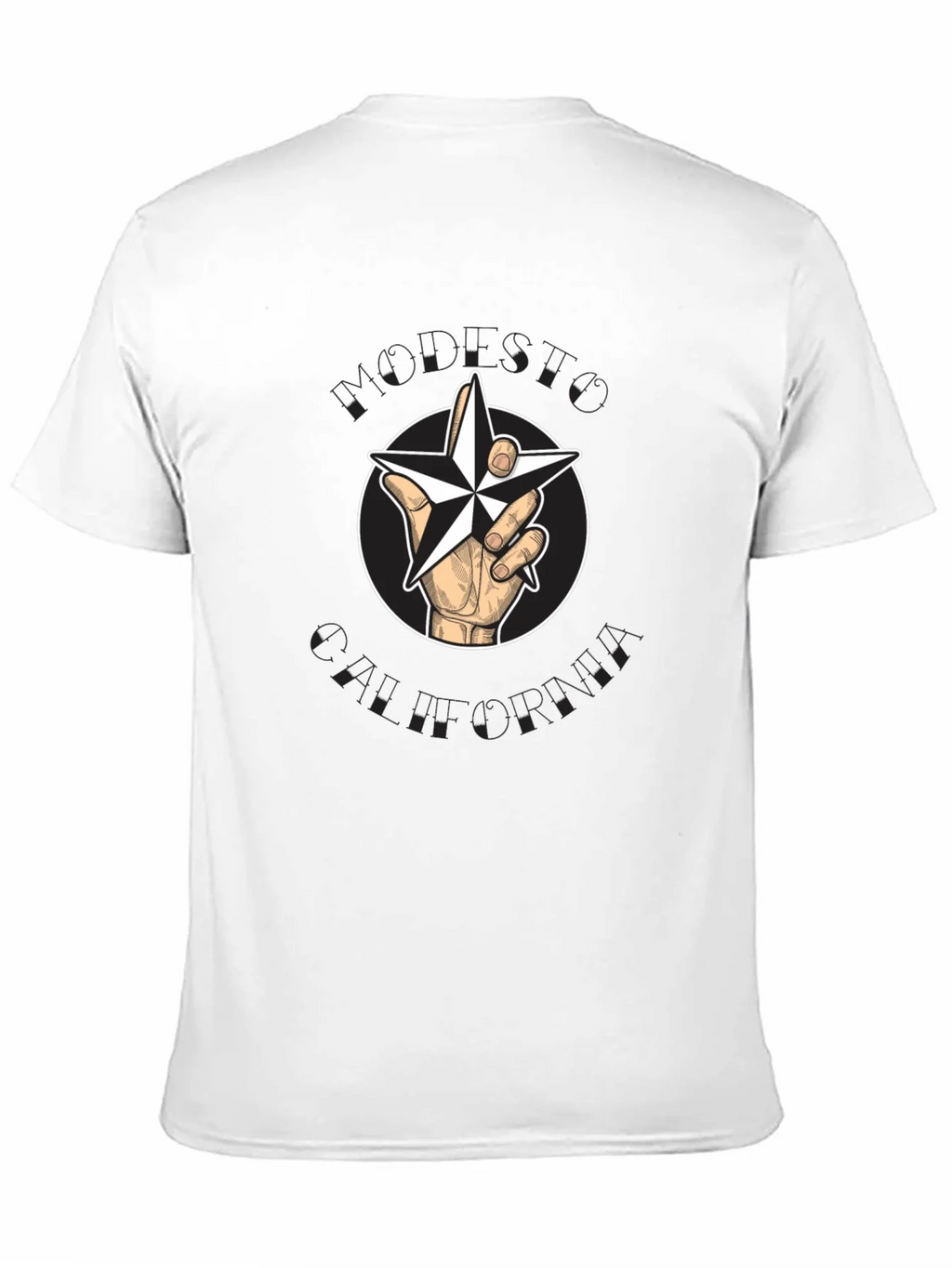 Star Hand T-Shirt - Graphic Print Cotton Tee product image 2