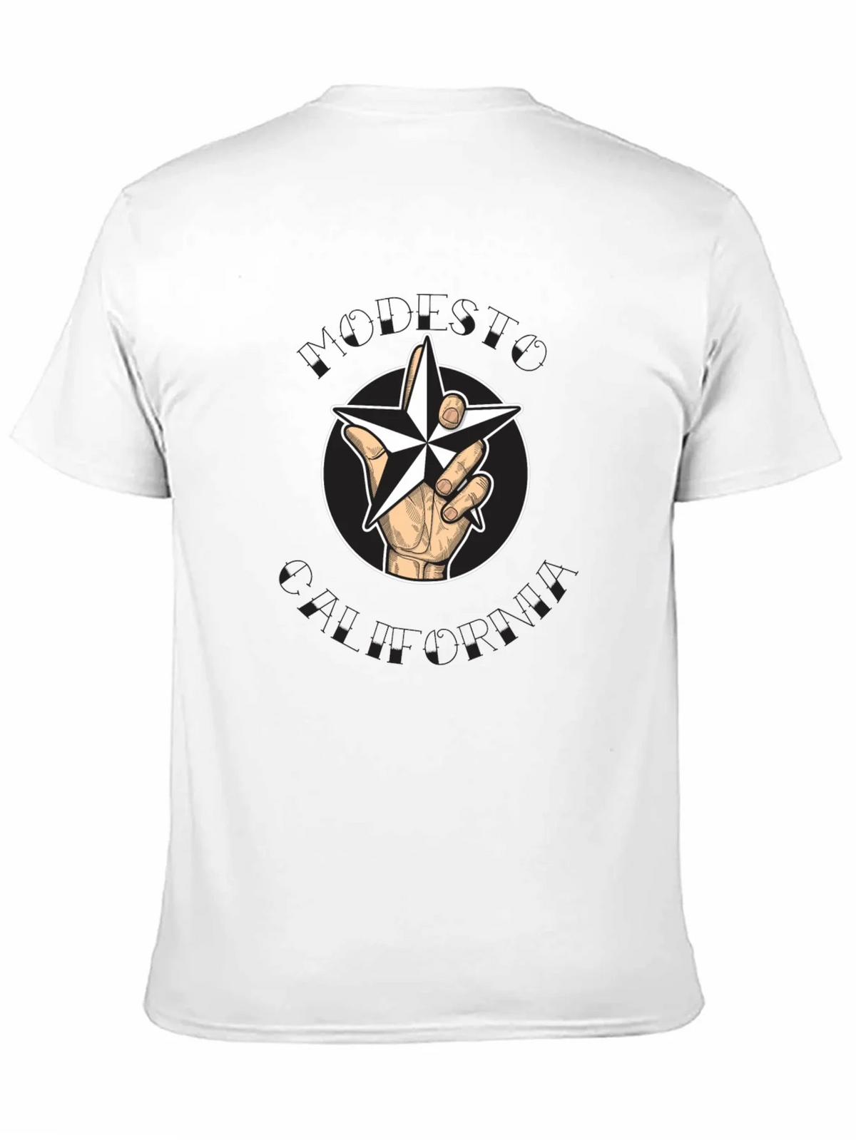 Star Hand T-Shirt - Graphic Print Cotton Tee product image 2