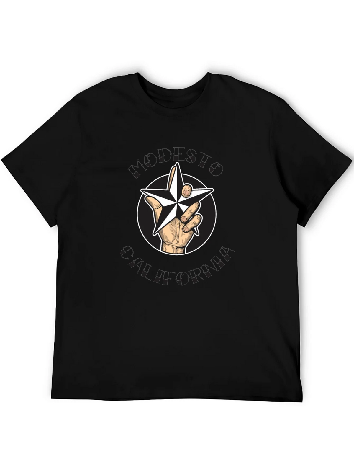 Star Hand T-Shirt - Graphic Print Cotton Tee product image 8