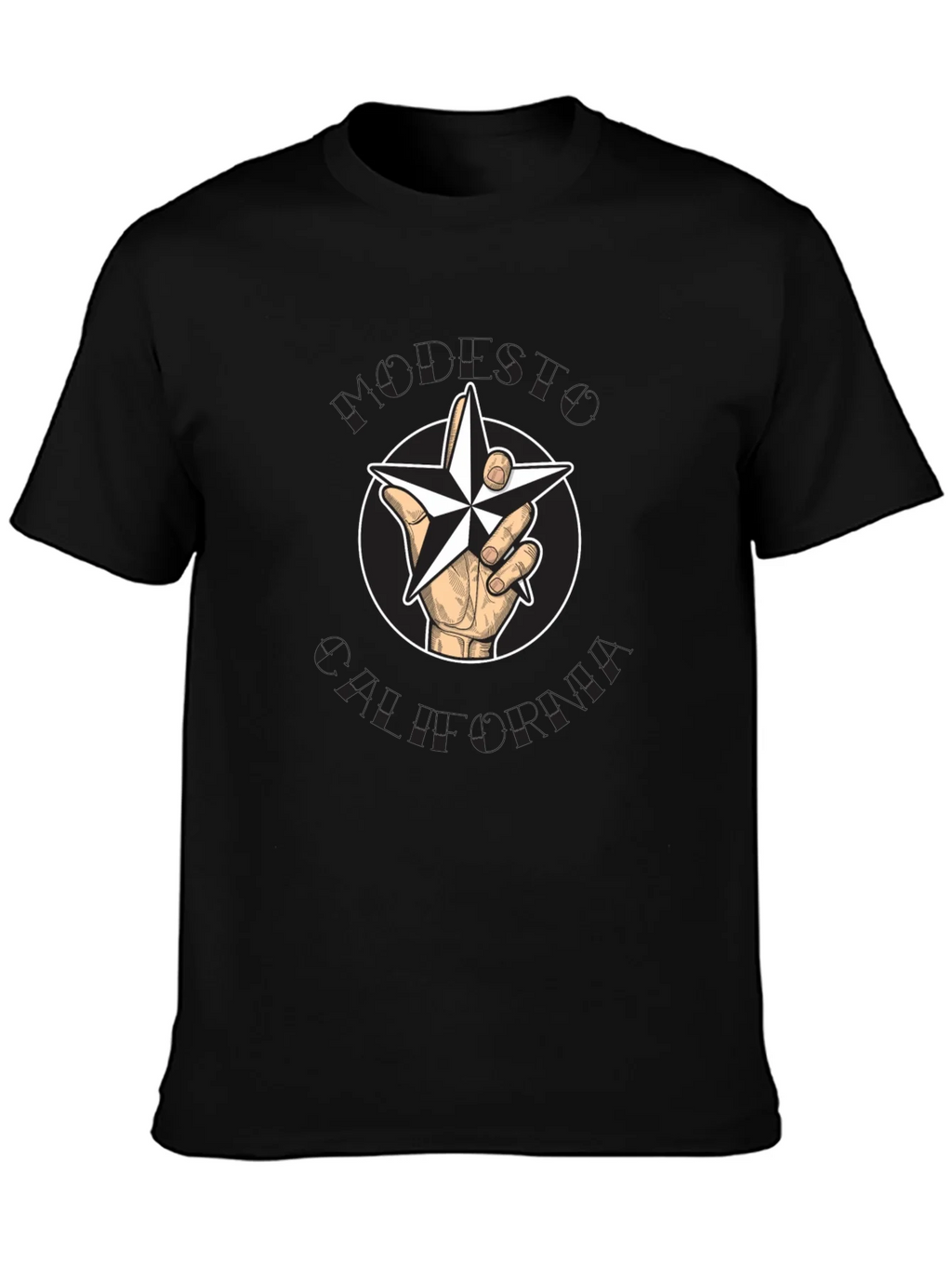 Star Hand T-Shirt - Graphic Print Cotton Tee product image 6