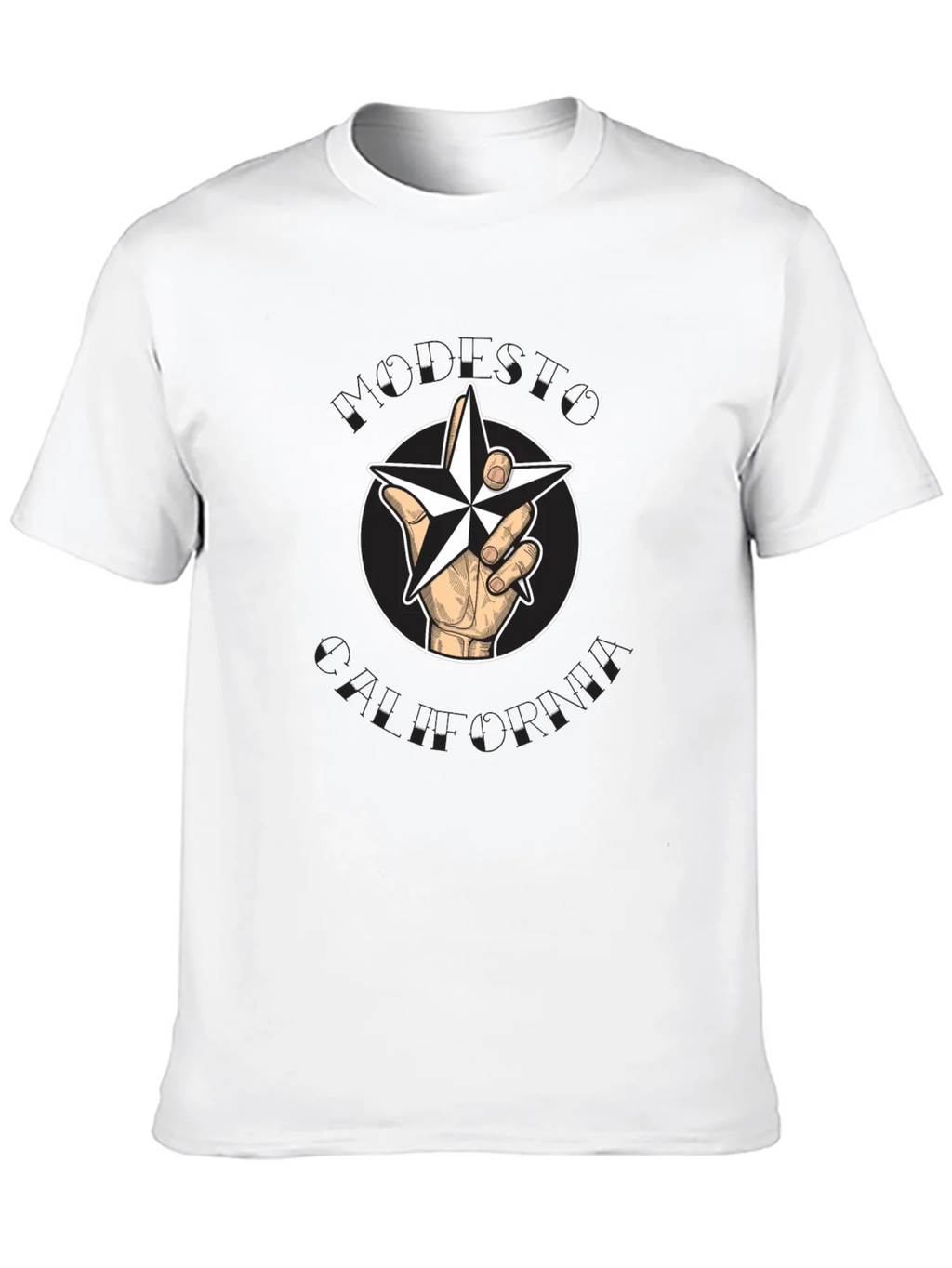 Star Hand T-Shirt - Graphic Print Cotton Tee product image 12